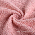 Fashion thermal textiles teddy plush flannels fabric